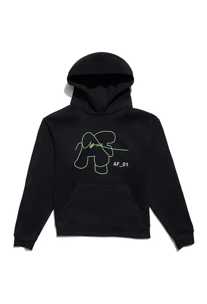 LIMITED EDITION AF BLACK HOODIE – about-face - Main Image